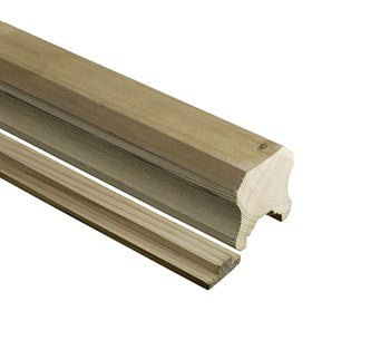 Decking Handrail with fillet (2.4m)