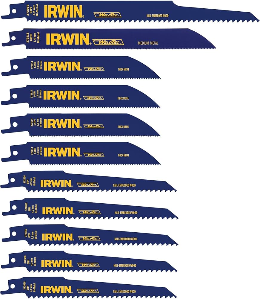 Reciprocating Saw Blades