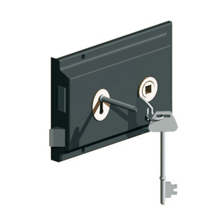 150mm Black Rimsashlock