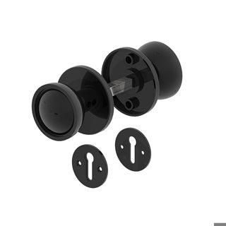 50mm Black Rimshashlock Knob