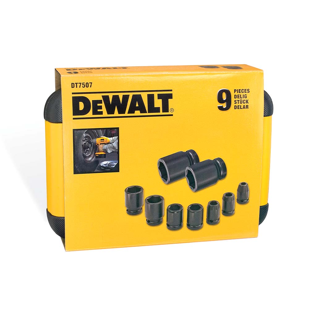 Timber Socket Set Box DeWalt Impact Socket Set (9pc) – Woodworks Timber