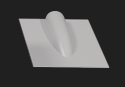 C5 Large roof ridge closure  (E280)