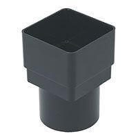 Square/Half Round Downpipe Adaptor