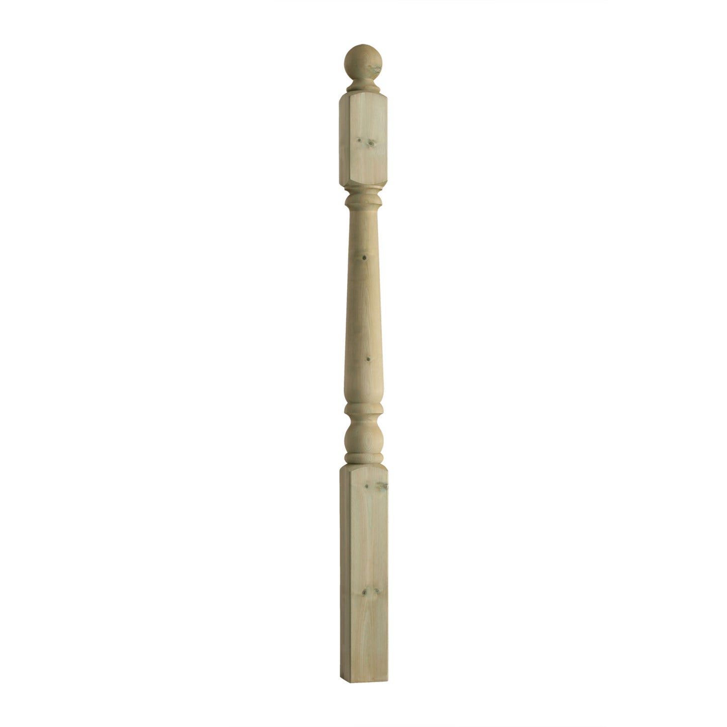 Pine Colonial Newel Post