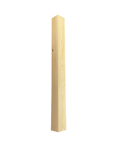 Pine Square Newel Post