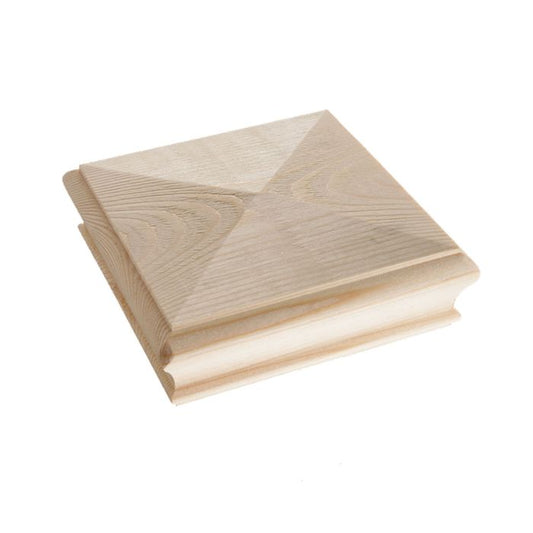 Pine Pyramid Newel Cap
