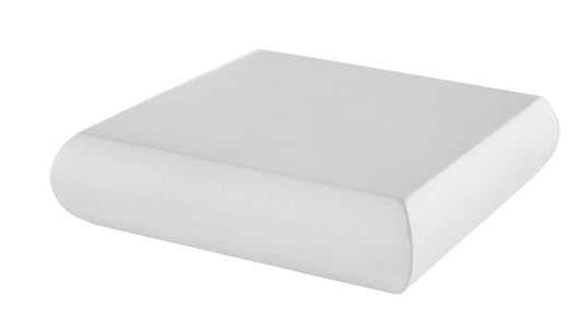 White Primed Flat Newel Cap